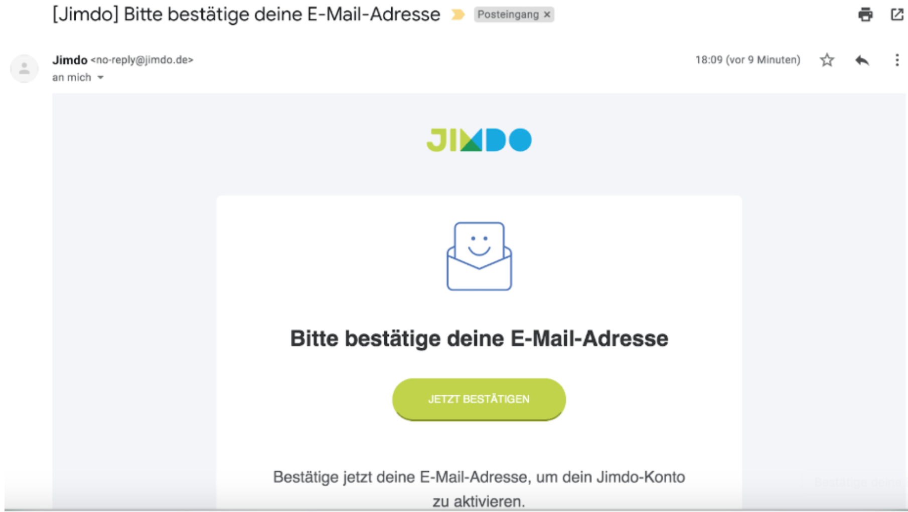 Kostenlose Website erstellen mit Jimdo - Anleitung Schritt 2