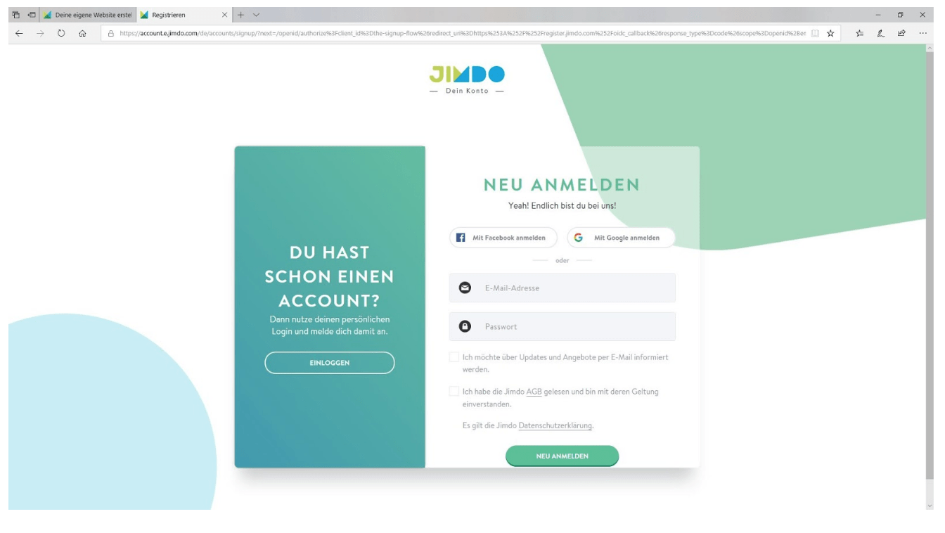 Dating-Elemente auf der Website