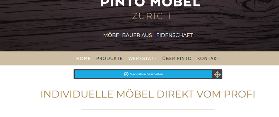 Firmenhomepage erstellen mit Jimdo Schritt 4.1