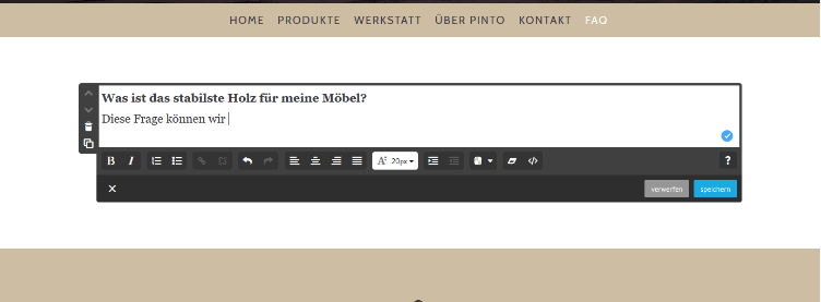 Firmenhomepage erstellen mit Jimdo Schritt 5.4