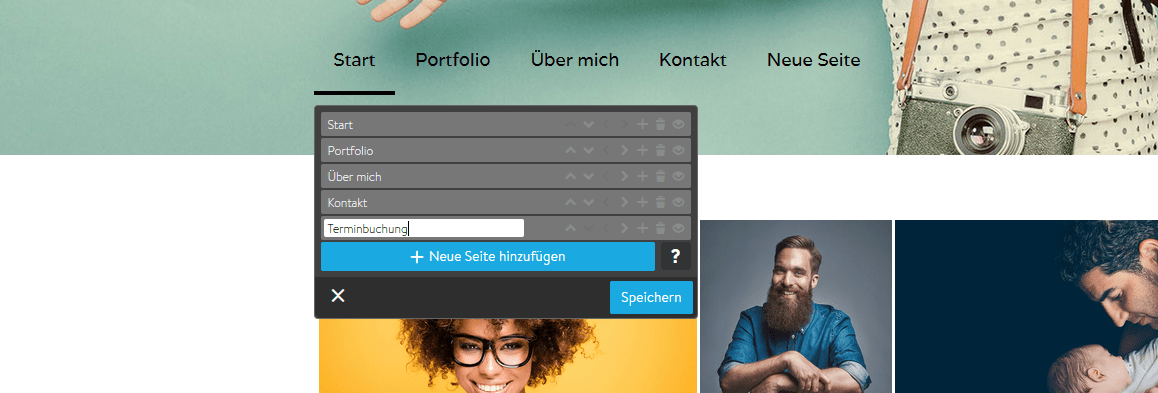 Fotografie Website erstellen mit Jimdo Schritt 7.3