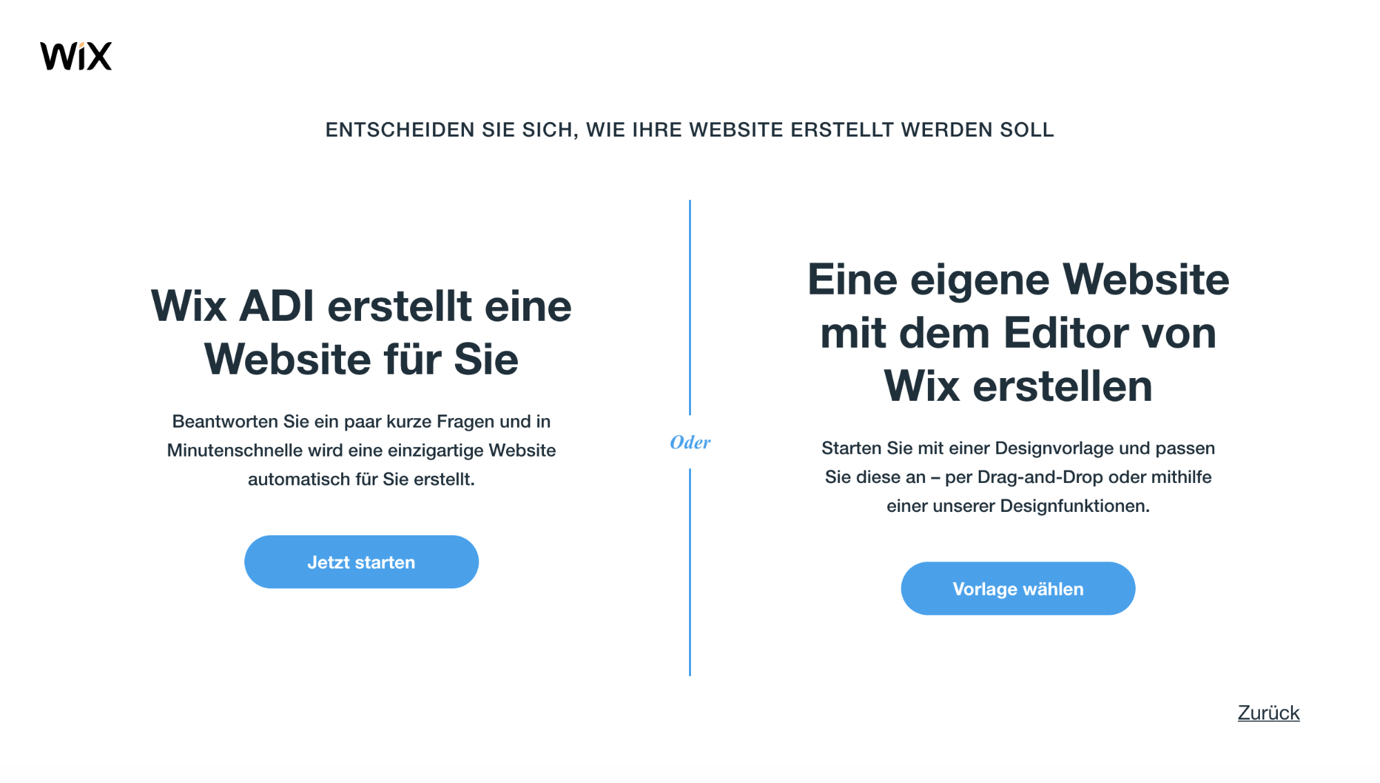 Fotografie Website erstellen mit Wix Schritt 3