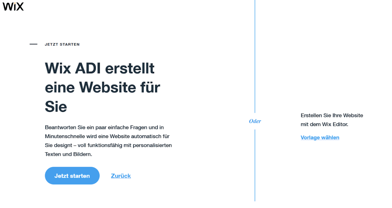 Professionelle Website erstellen mit Wix - Anleitung Schritt 5