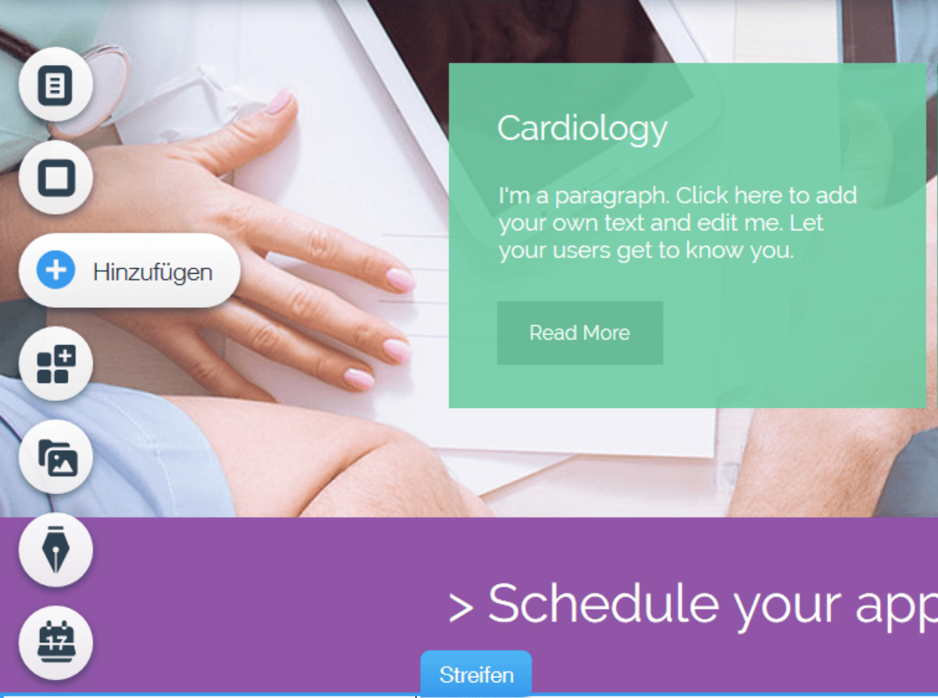 Website für Ärzte erstellen mit Wix - Anleitung Schritt 13