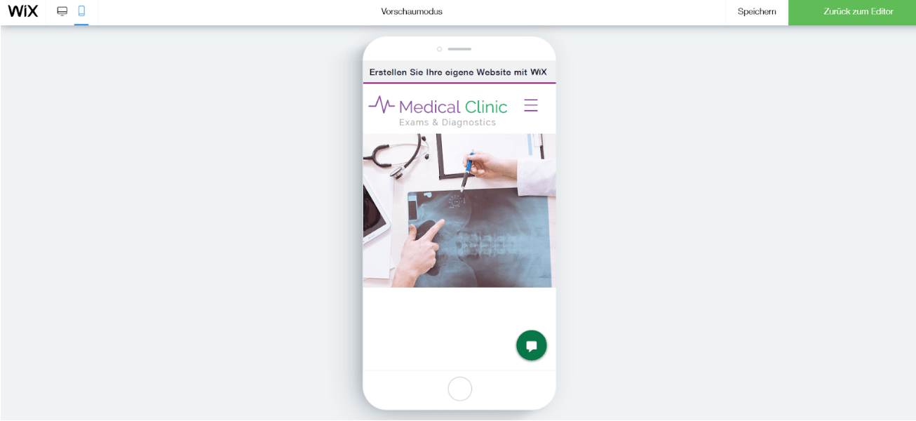 Website für Ärzte erstellen mit Wix - Anleitung Schritt 16