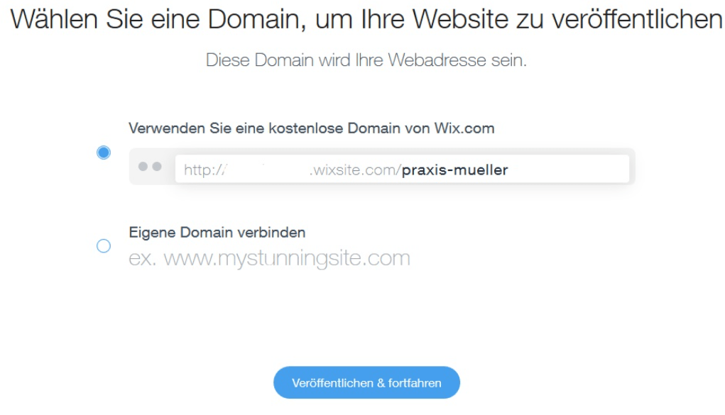 Website für Ärzte erstellen mit Wix - Anleitung Schritt 17