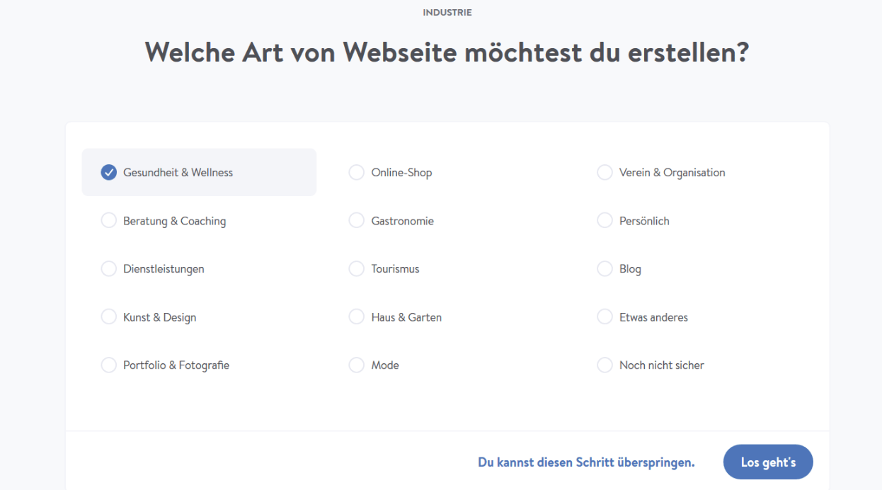 Website für Ärzte erstellen mit Jimdo - Anleitung Schritt 4