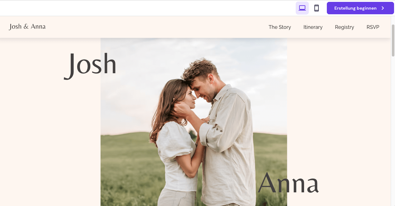 Hostinger Wedding Template