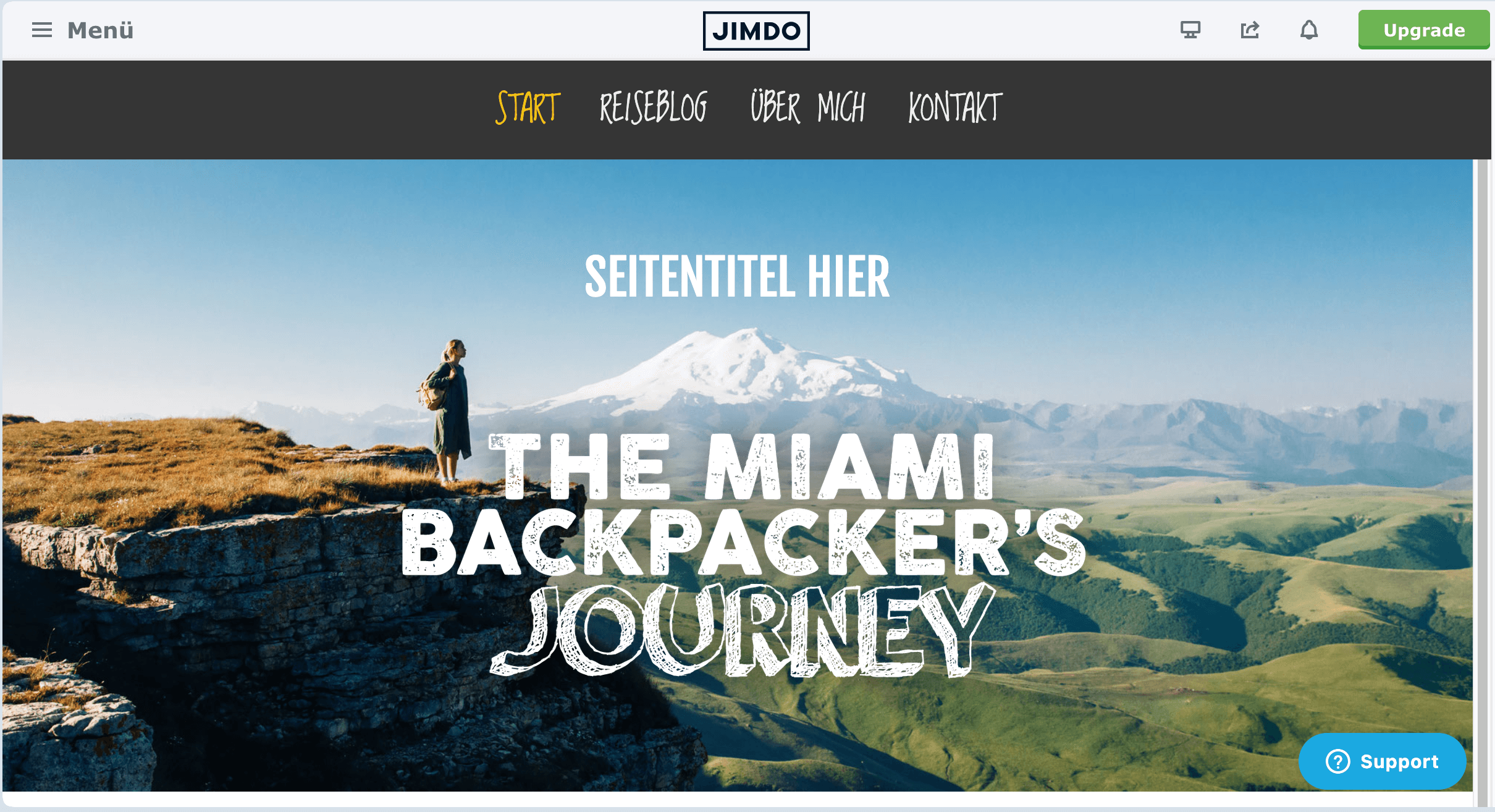 Reiseblog Jimdo