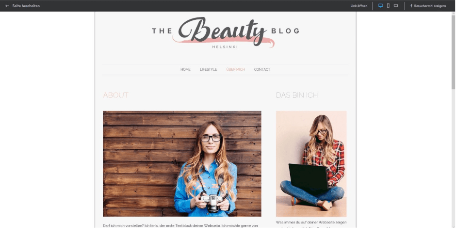 Homepage inkl. Domain erstellen mit Jimdo Schritt 9