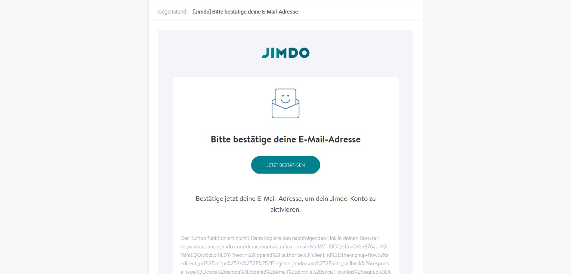 Jimdo Website erstellen Test: Schritt 1.3