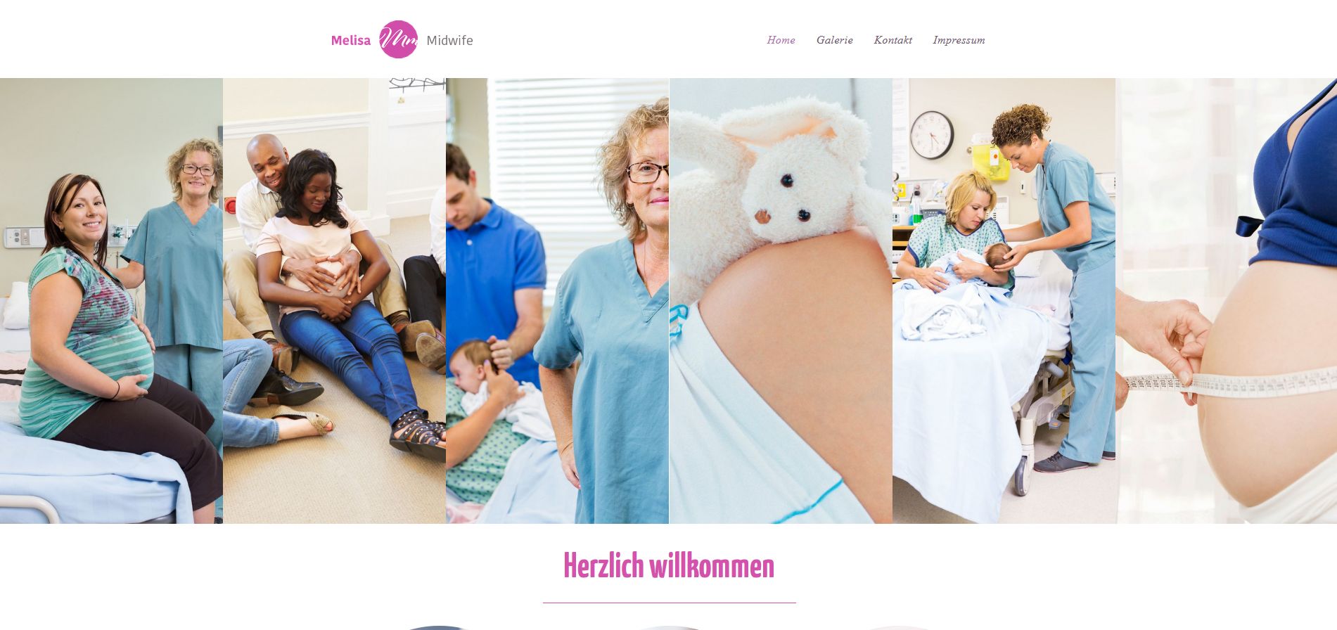 "1&1 MyWebsite" Baukasten (Test): Beispieltemplate 2