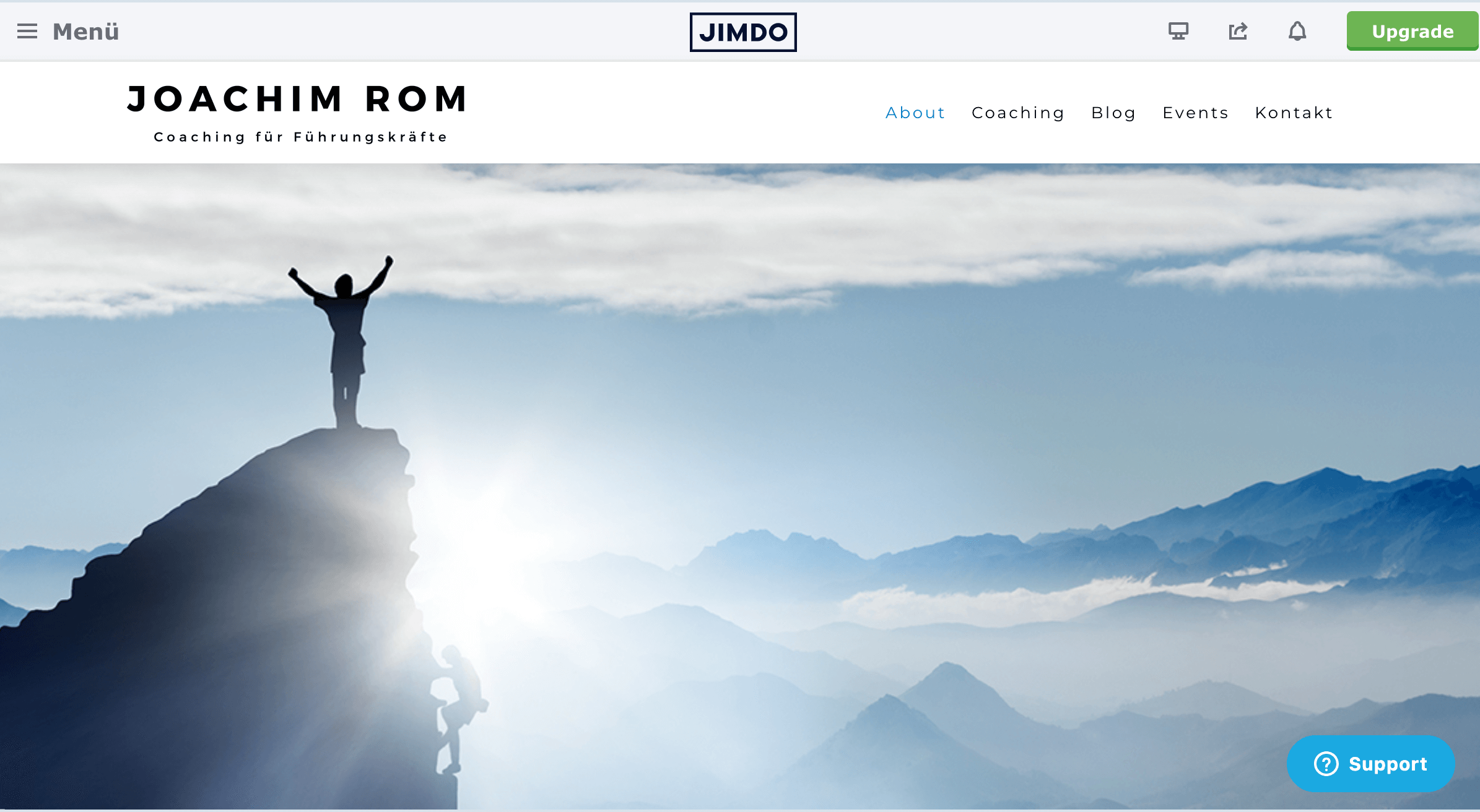 Jimdo Homepage