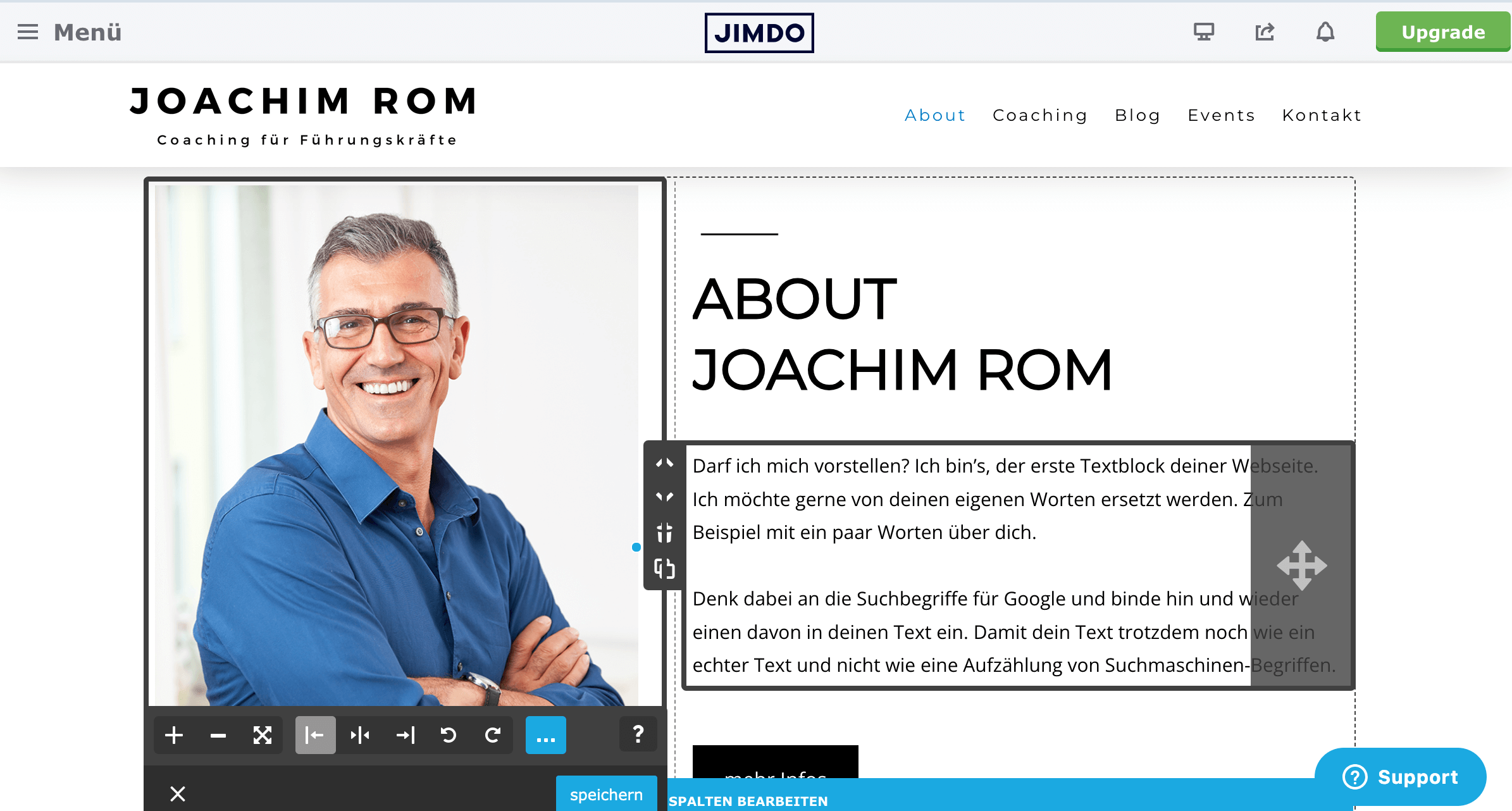 Jimdo Bild ersetzen
