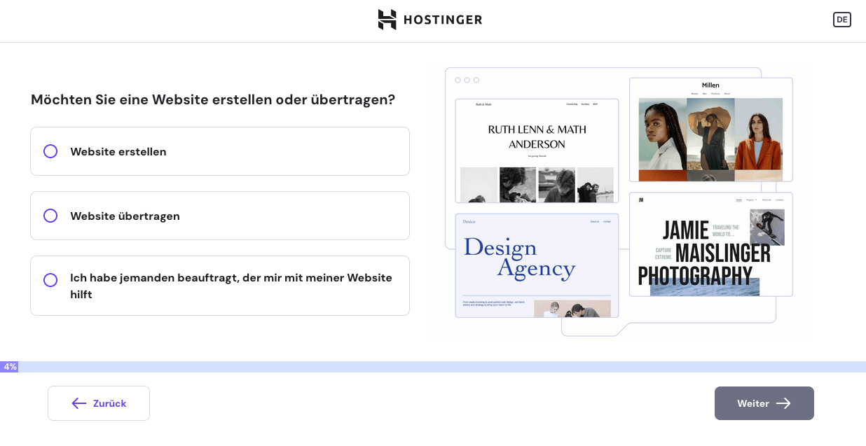 Hostinger Fragen KI