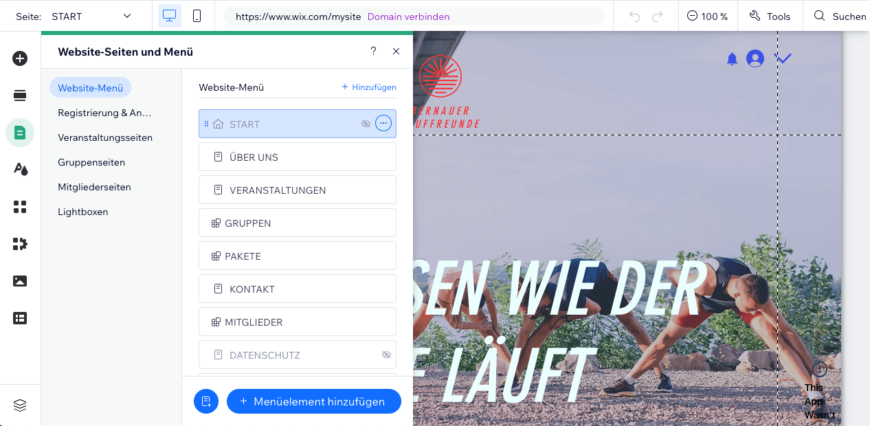 Wix Seiten