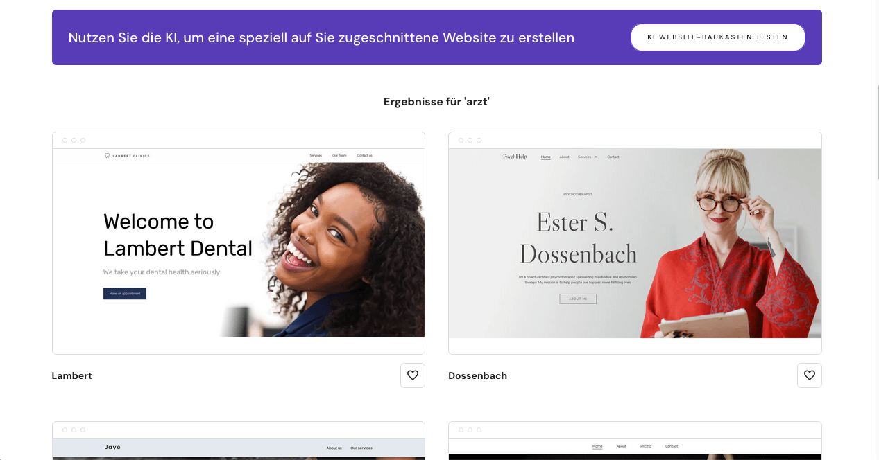 Hostinger Designs Ärzte Coaching