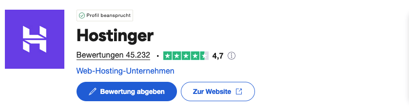 Hostinger Reviews 2025